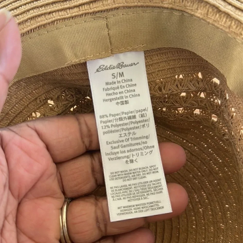 Eddie Bauer tan straw